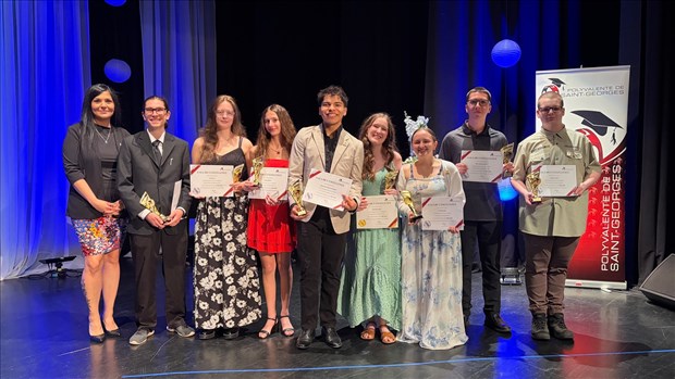Des élèves récompensés au Gala de l’Excellence 2026 de la polyvalente de Saint-Georges