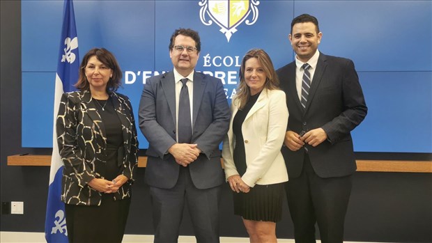 Relève entrepreneuriale: un soutien de 1,6 M$ à l'École d’entrepreneurship de Beauce