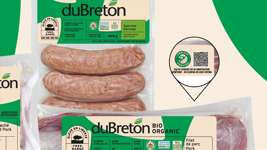 Le producteur duBreton introduit son emballage «sans clonage ni modification génétique»