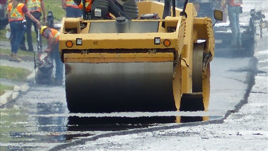 Travaux sur la 45e rue Nord 