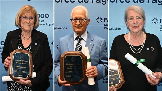 Trois bénévoles de la Beauce reconnus par la FADOQ 