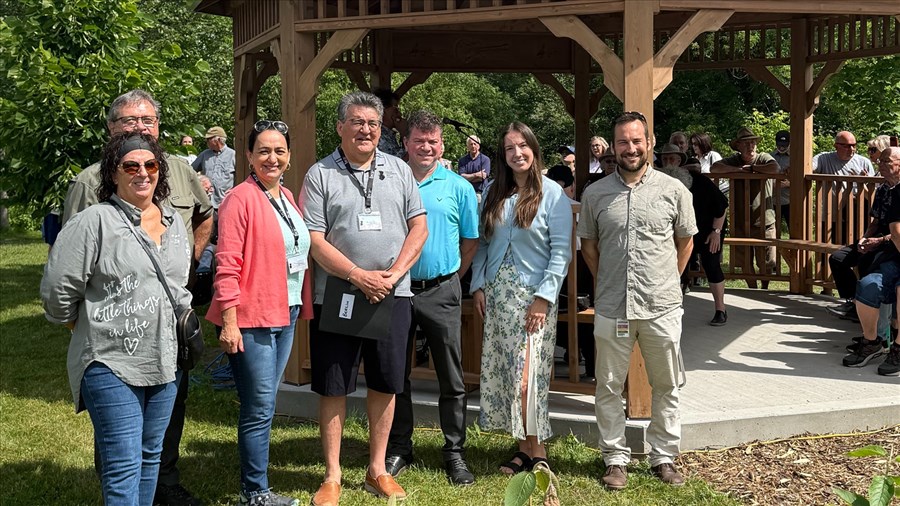 La Gloriette Charles-La-Rocque inaugurée au Domaine Taschereau