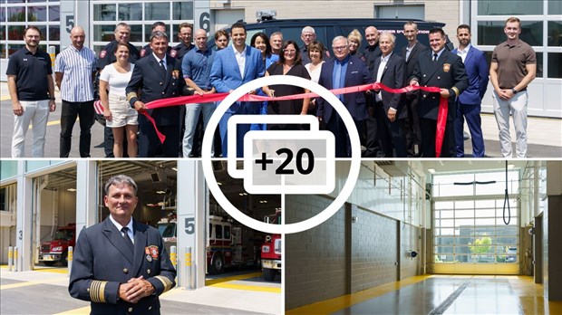 Sainte-Marie inaugure sa nouvelle caserne de pompiers