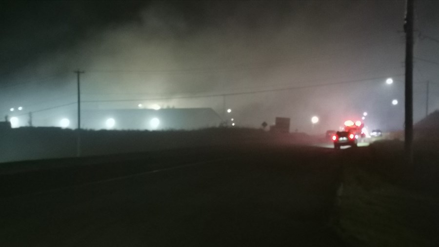 Incendie majeur à Beauceville