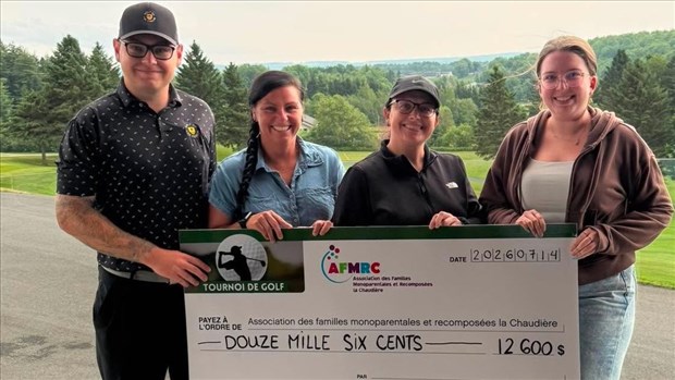 Le tournoi de golf de l’AFMRC rapporte 12 600 $