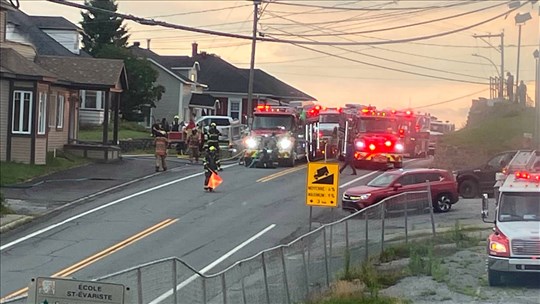 Important incendie de résidence à Saint-Evariste-de-Forsyth