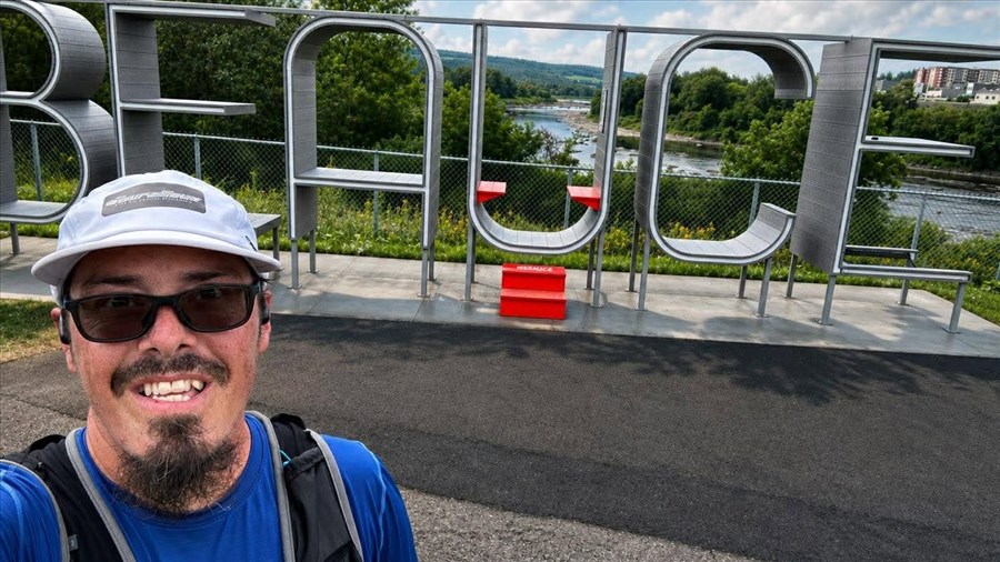 Nicolas Poulin a couru 100 km à travers la Beauce