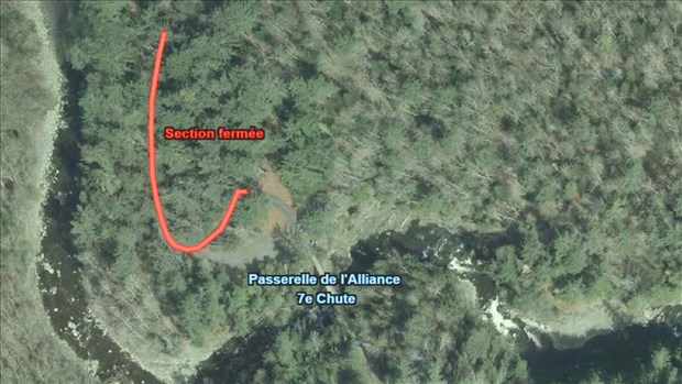 Fermeture demain d'un tronçon de la piste cyclable