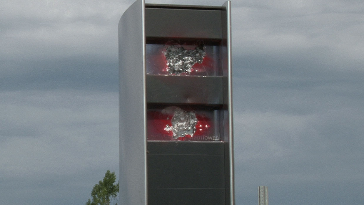 Le radar photo de est à nouveau la cible d'un vandale