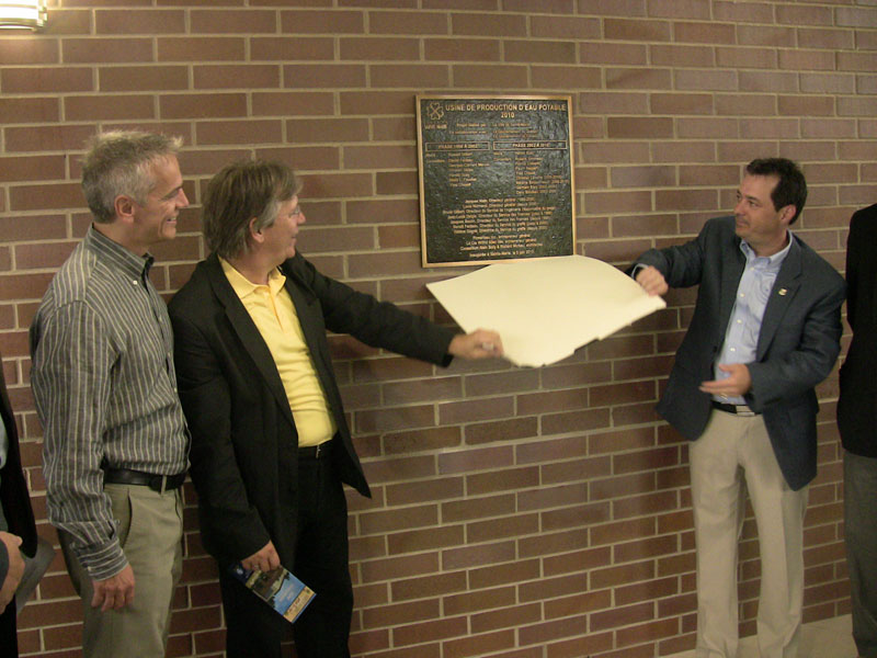 Inauguration de la nouvelle usine d’eau potable de SainteMarie