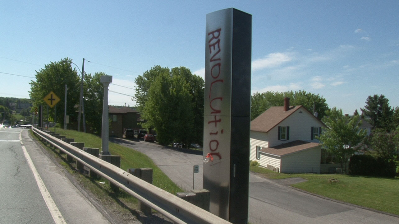 Un vandale s'en prend au photo radar à